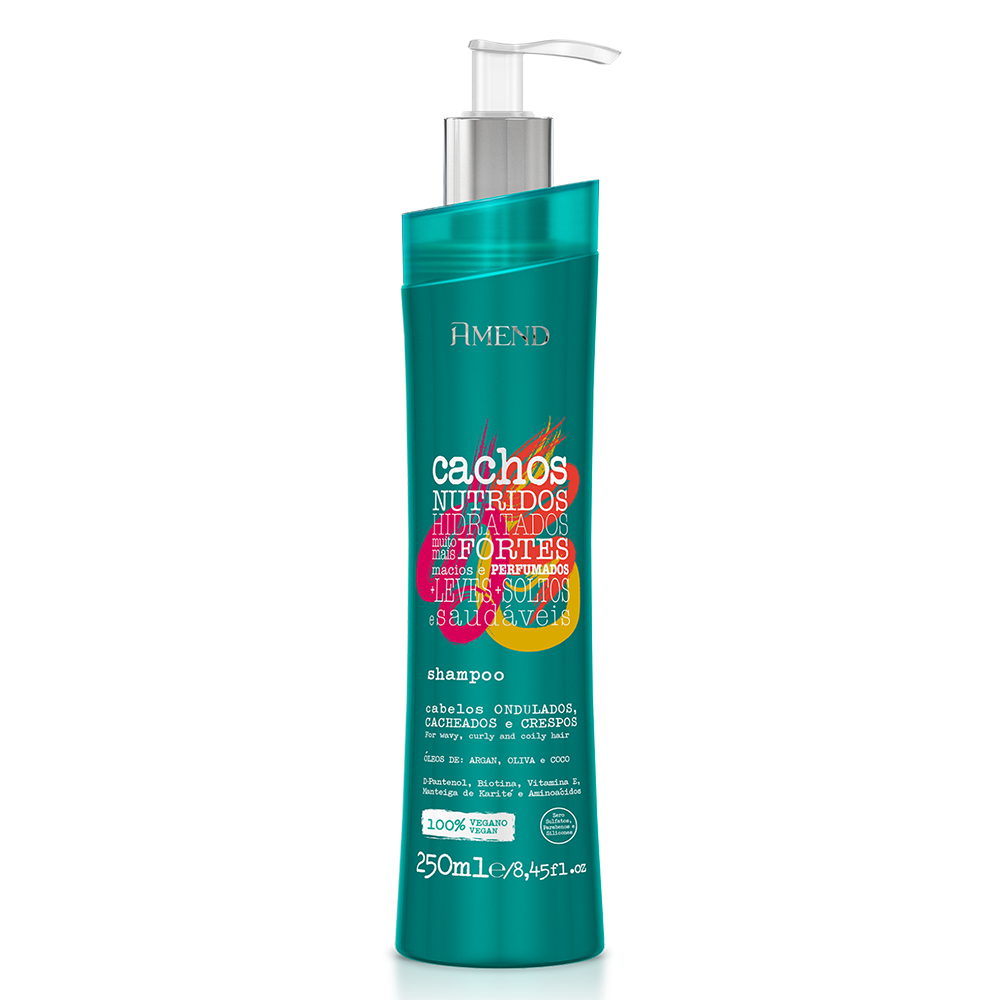 Shampoo para Cabelos Cacheados Amend Cachos 250ml image number 0